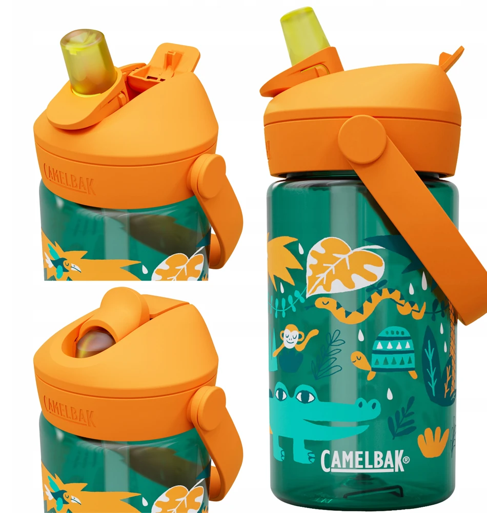Gertuvė Vaikiškas vandens buteliukas CAMELBAK THRIVE FLIP NO-DRIP BPA FREE 400 ml
