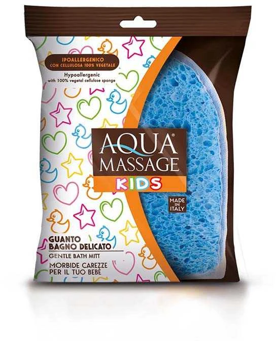 Aqua Massage Vaikiškas vonios kempinė Hipoalerginis