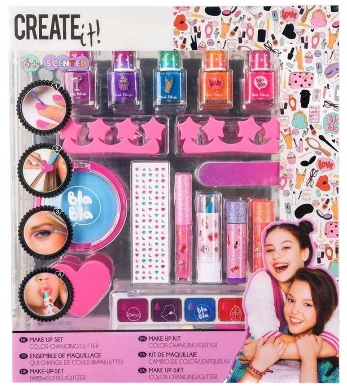 Vaikiškos kosmetikos rinkinys Create It Color Changing & Glitter