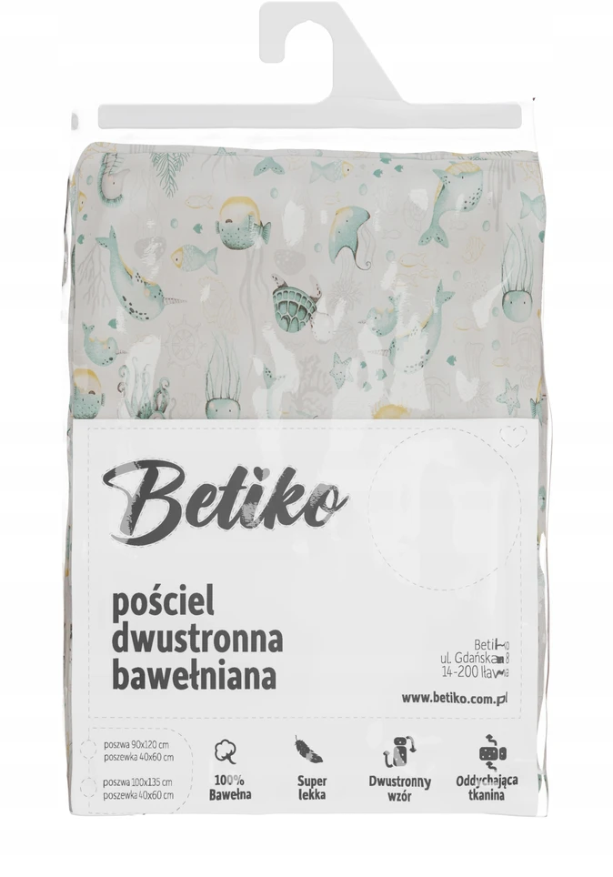 Vaikiškos patalynės medvilninių pagalvių užvalkalų komplektas 100x135 cm