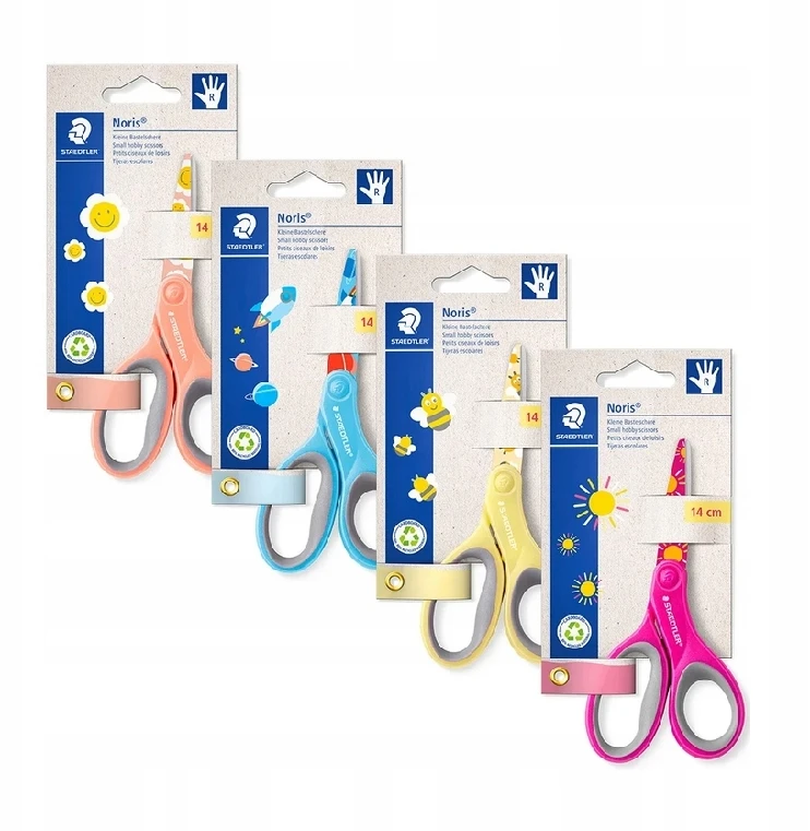 Vaikškos žirklės Noris 14 cm, spalvotas dizainas, Staedtler