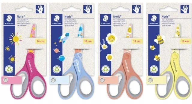 Vaikškos žirklės Noris 14 cm, spalvotas dizainas, Staedtler