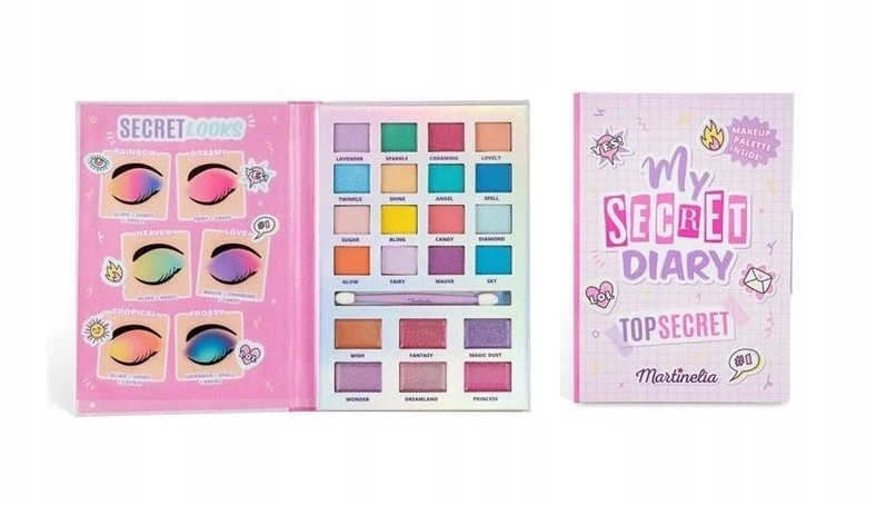 Martinelia Super Girl My Secret Diary vaikiškos dekoratyvinės kosmetikos rinkinys
