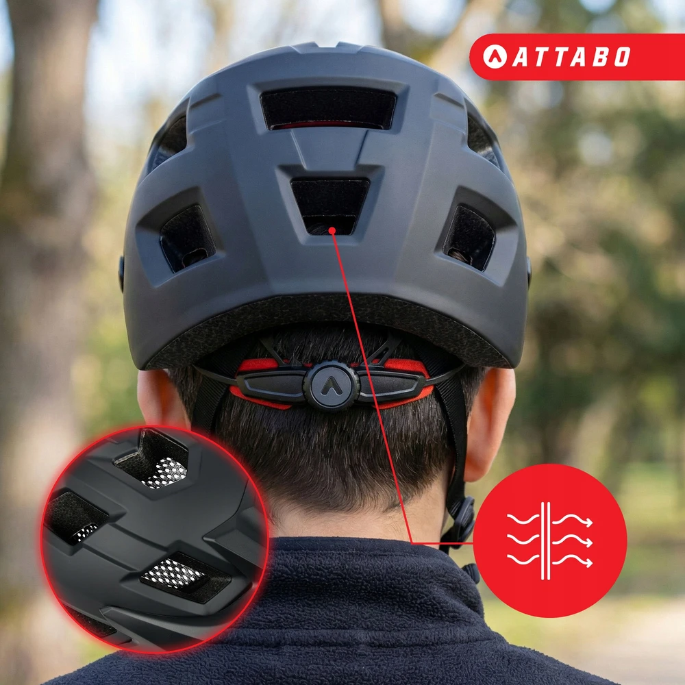 VAIKŲ FIKSUOTAS DVIRAČIO ŠALMAS ATTABO PREDATOR FULLFACE S, REGULIUOJAMAS
