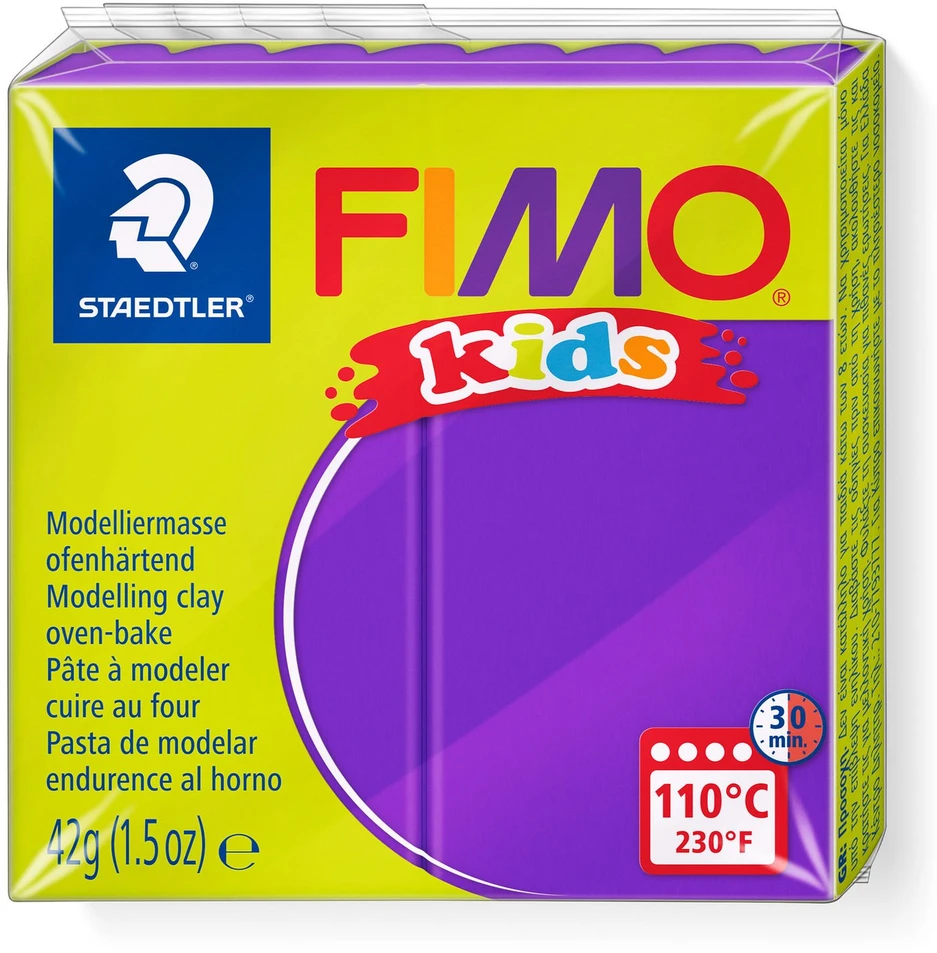 Vaikų Fimo pasta - Fimo Kids Violetinė - 42g - Violeto - Unisex - Nuo 8 metų
