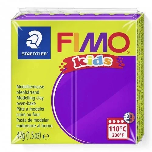 Vaikų Fimo pasta - Fimo Kids Violetinė - 42g - Violeto - Unisex - Nuo 8 metų