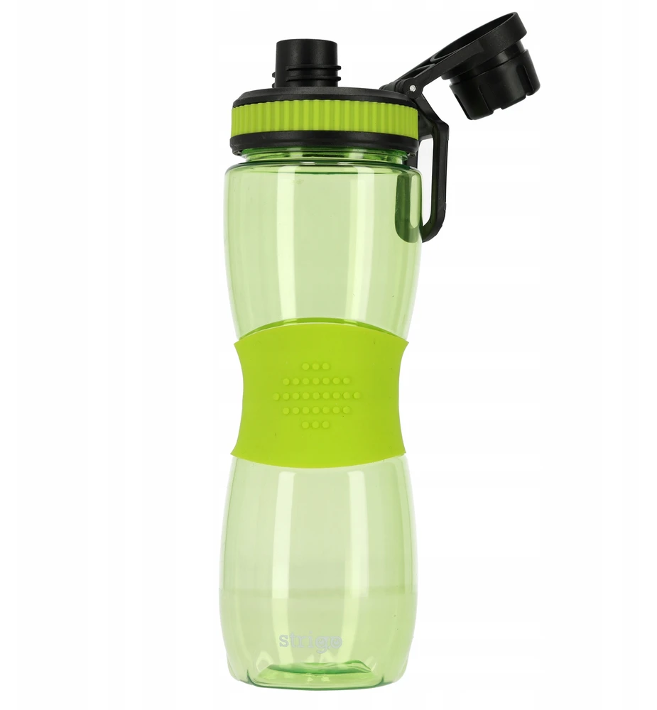 Vaikų gertuvė Strigo 600ml su gumine rankena, žalia