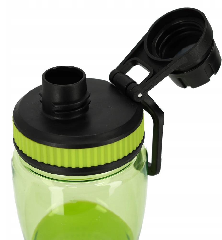 Vaikų gertuvė Strigo 600ml su gumine rankena, žalia