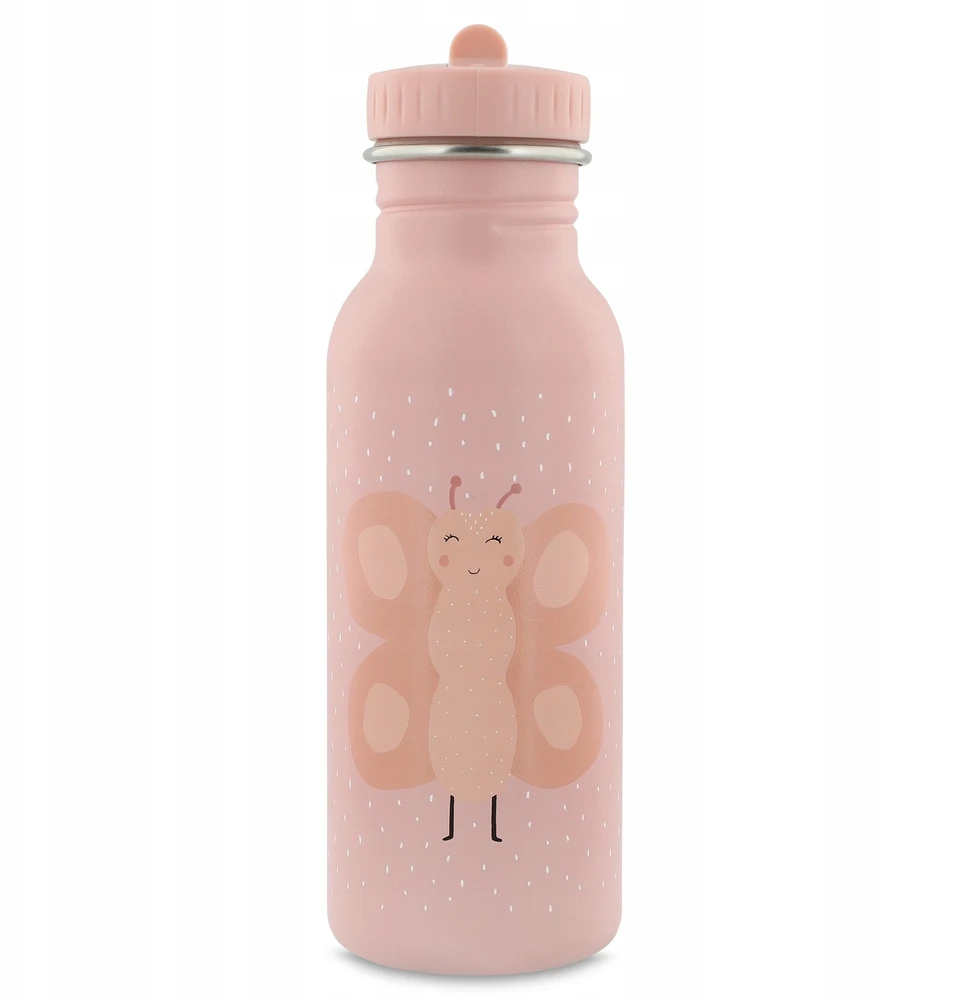 Vaikų gertuvė - TRIXIE - Poniška drugelė - Nerūdijantis plienas - 500 ml - Rožinė