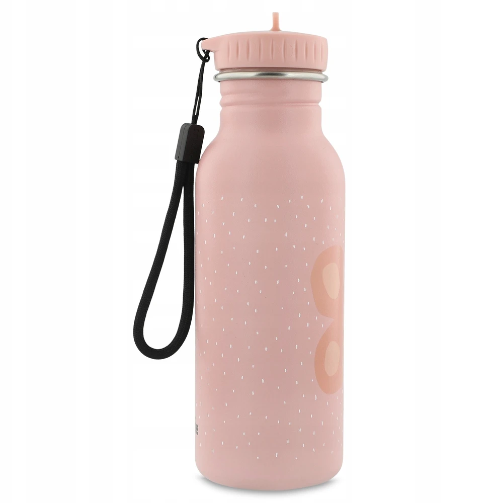 Vaikų gertuvė - TRIXIE - Poniška drugelė - Nerūdijantis plienas - 500 ml - Rožinė