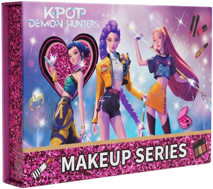 VAIKŲ KOSMETIKOS RINKINYS KPOP DEMON HUNTERS MAKEUP MERGAITAI