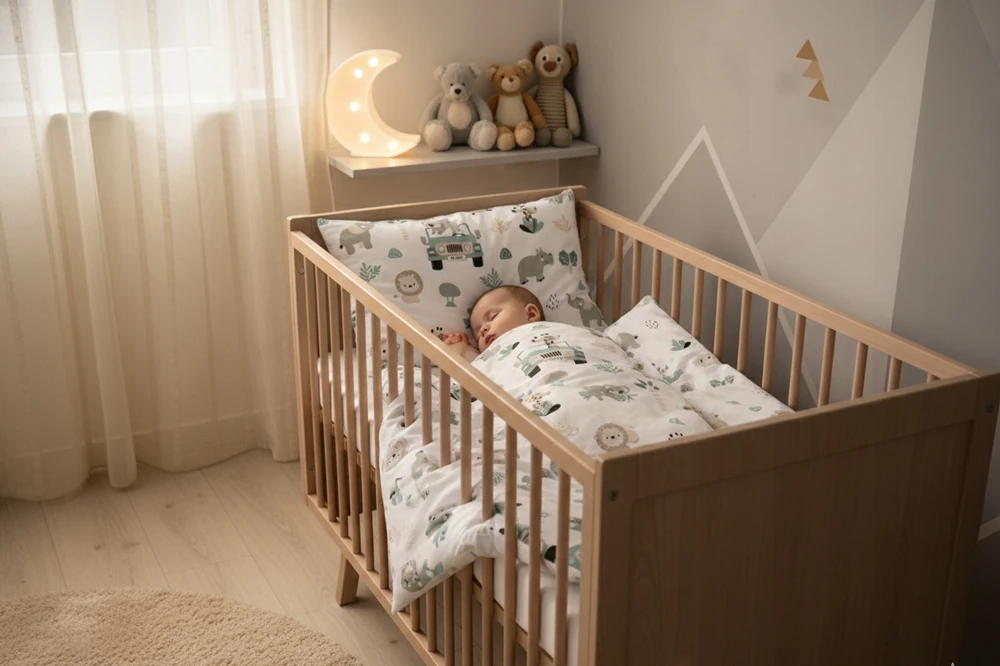 VAIKŲ PATALYS KŪDIKUI 120x60 120x90 cm 2EL BABYMAM
