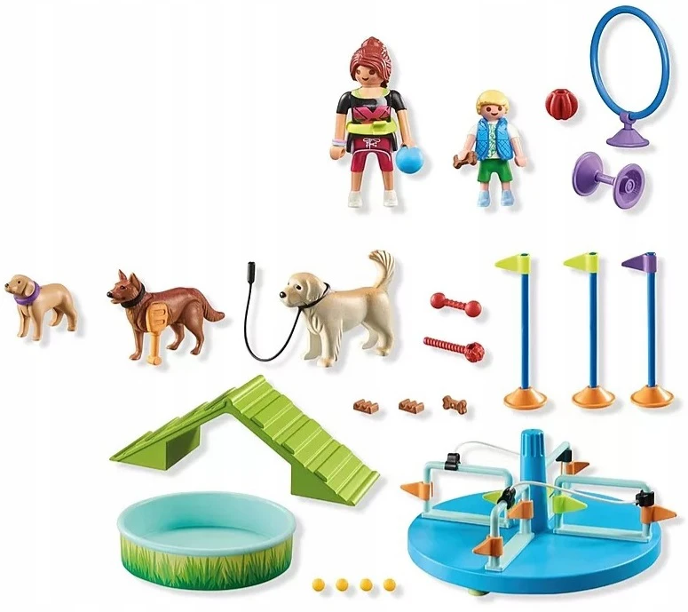 Playmobil My Life 71745 šunų žaidimų aikštelė
