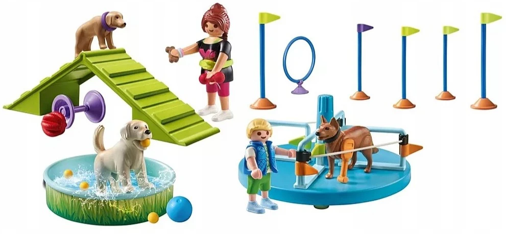 Playmobil My Life 71745 šunų žaidimų aikštelė