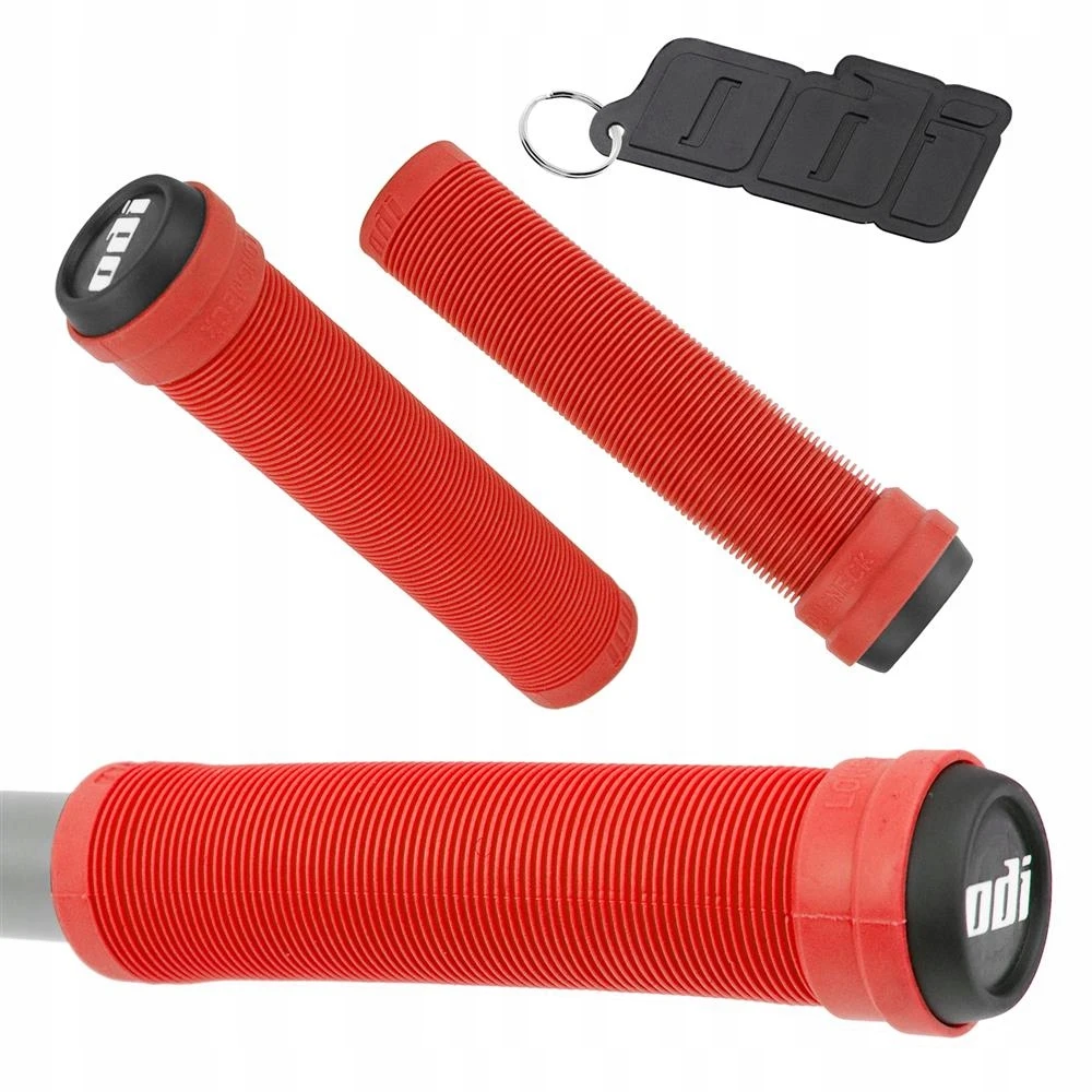 Vairo rankenėlės ODI Longneck SLX 160mm Single Ply Bright Raudona