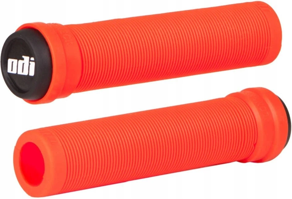 Vairo rankenėlės ODI Soft Longneck BMX Flangless 135mm Fire red