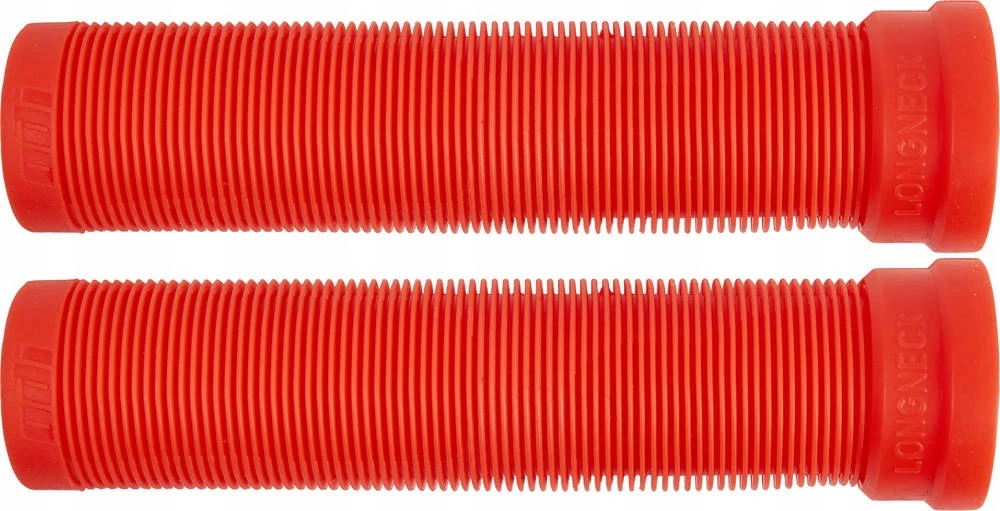 Vairo rankenėlės ODI Soft Longneck BMX Flangless 135mm Fire red
