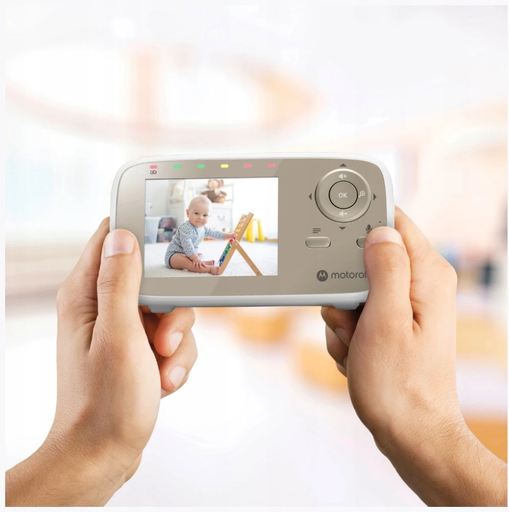 Kūdikių stebėjimo kamera Motorola VM483, 2,8" (laidinė mobili auklė)