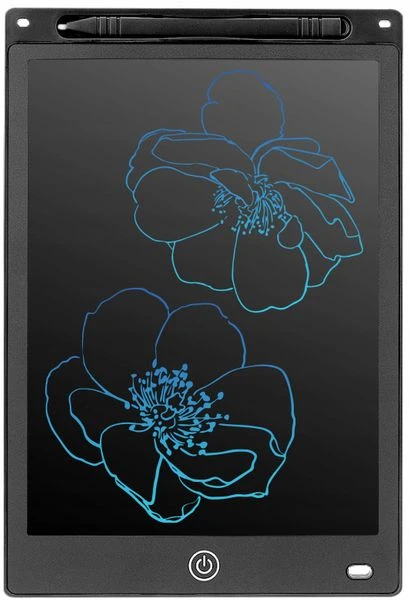 Vaizdo planšetė, skirta piešti ir žaisti vaikams, LCD 10" juoda