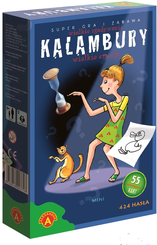 Alexander ALEKSANDRAS kalambūrai mini vakarėlio žaidimas