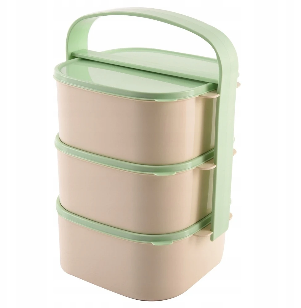 Vakarienės indas plastikinis 3 pakopų 3x115 l Orion