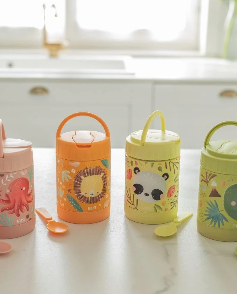 Vakarienės termosas vaikams 350ml Panda SASSI