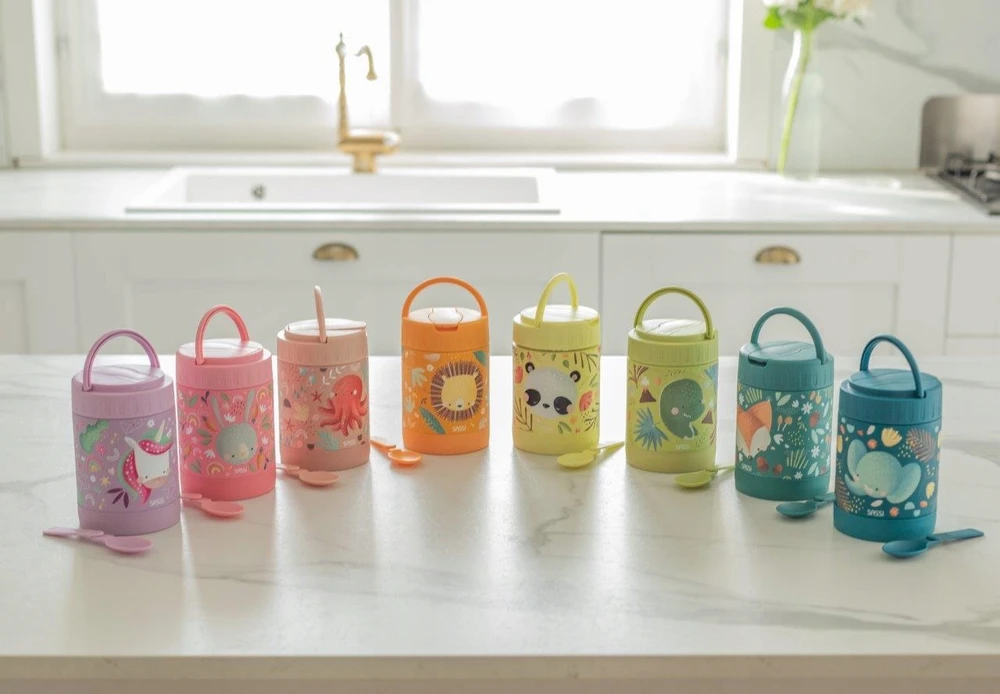 Vakarienės termosas vaikams 350ml Panda SASSI