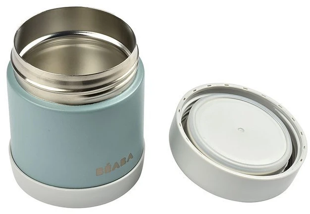 Beaba Thermo maisto indelis, 300 ml, spalva: šviesiai pilka