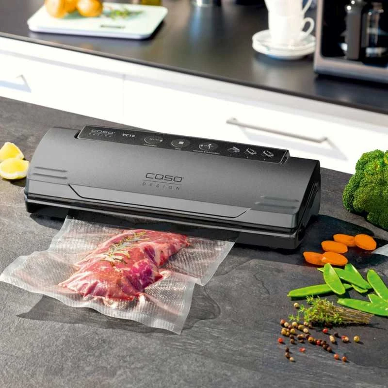 Caso VC 10 PlusEdition Vakuumavimo aparatas, 110 W +DOVANA Vakuumavimo maišeliai Caso 20 x 30 cm