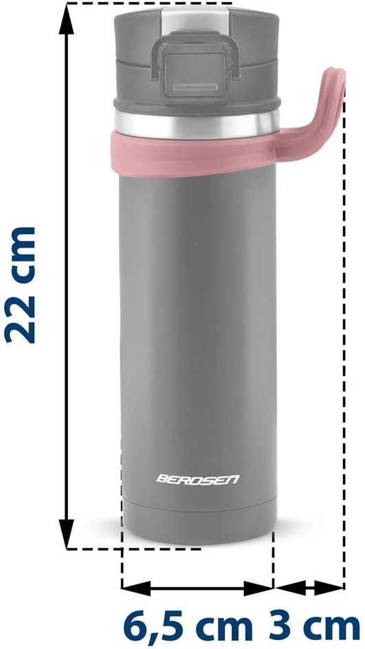 Berdsen Vakuuminis termosas 450 ml BD-783 juodas