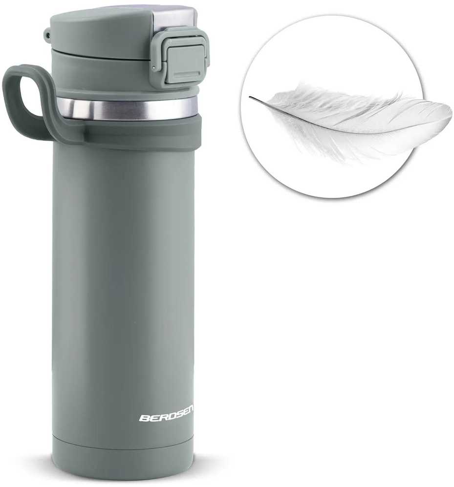Berdsen Vakuuminis termosas 450 ml BD-783 pilkas