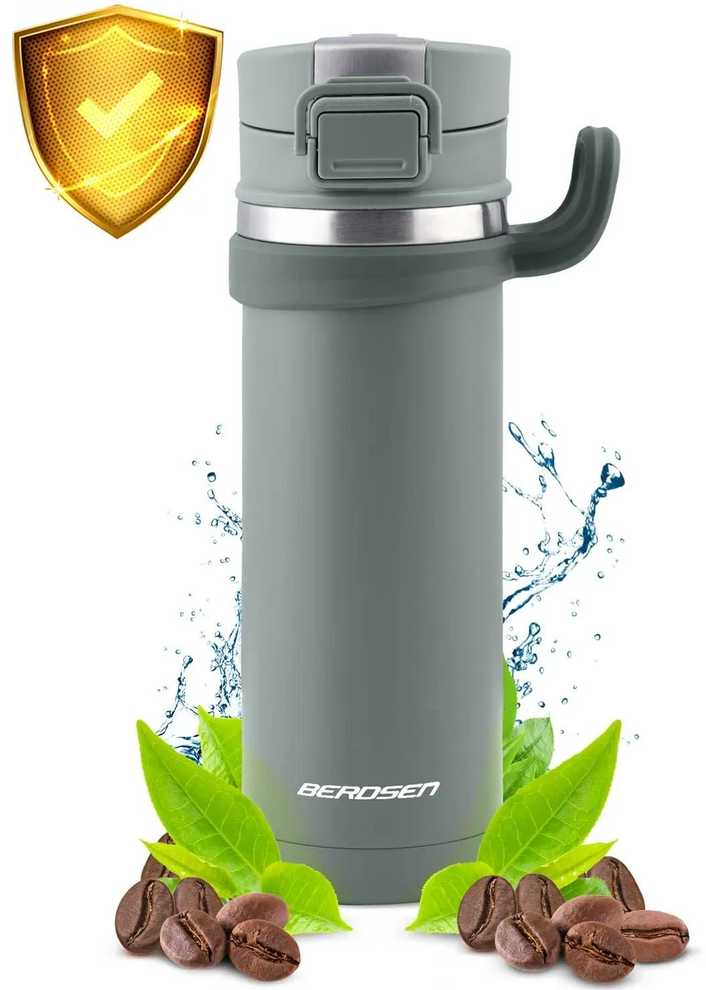 Berdsen Vakuuminis termosas 450 ml BD-783 pilkas
