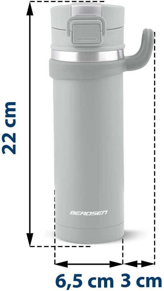 Berdsen Vakuuminis termosas 450 ml BD-783 pilkas
