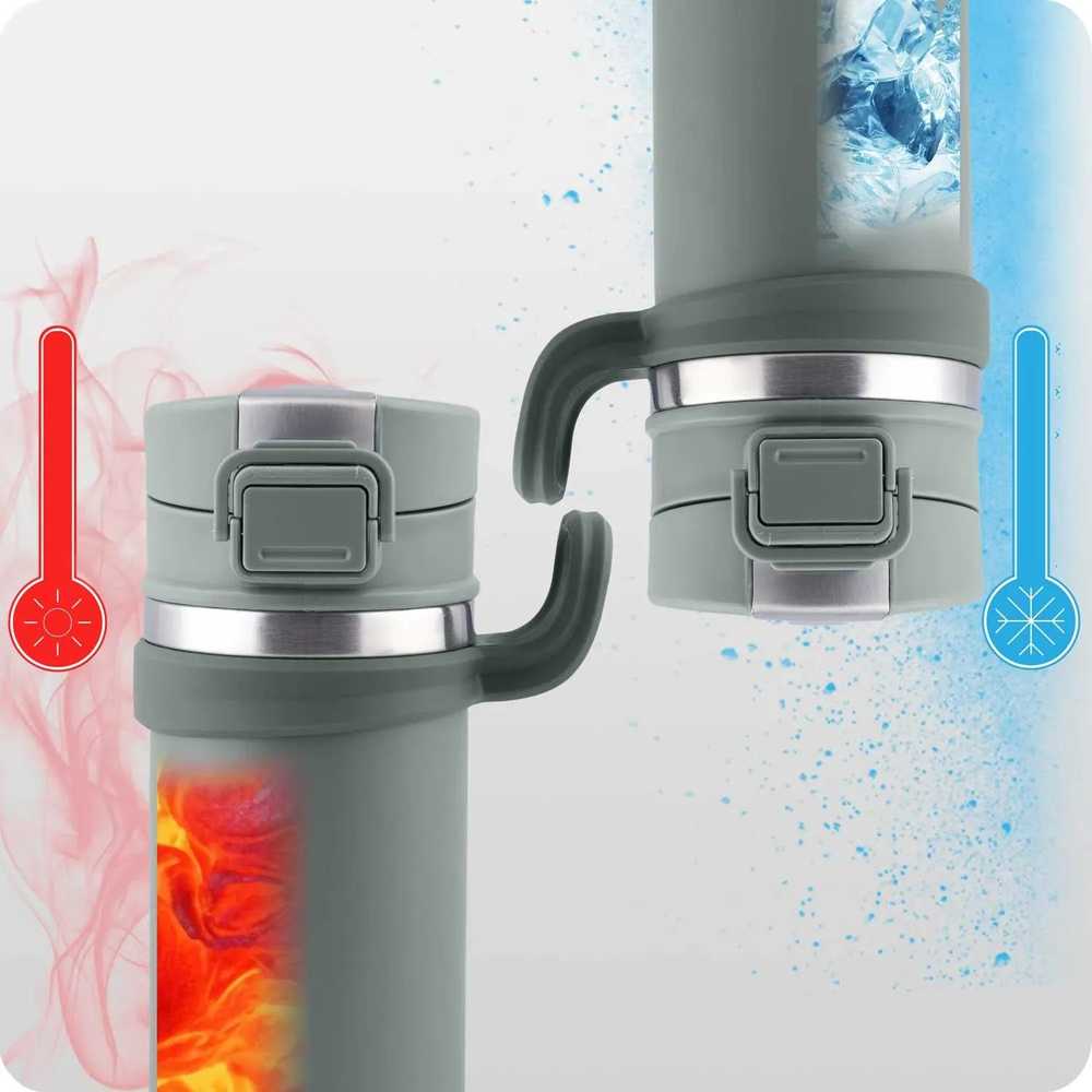 Berdsen Vakuuminis termosas 450 ml BD-783 pilkas