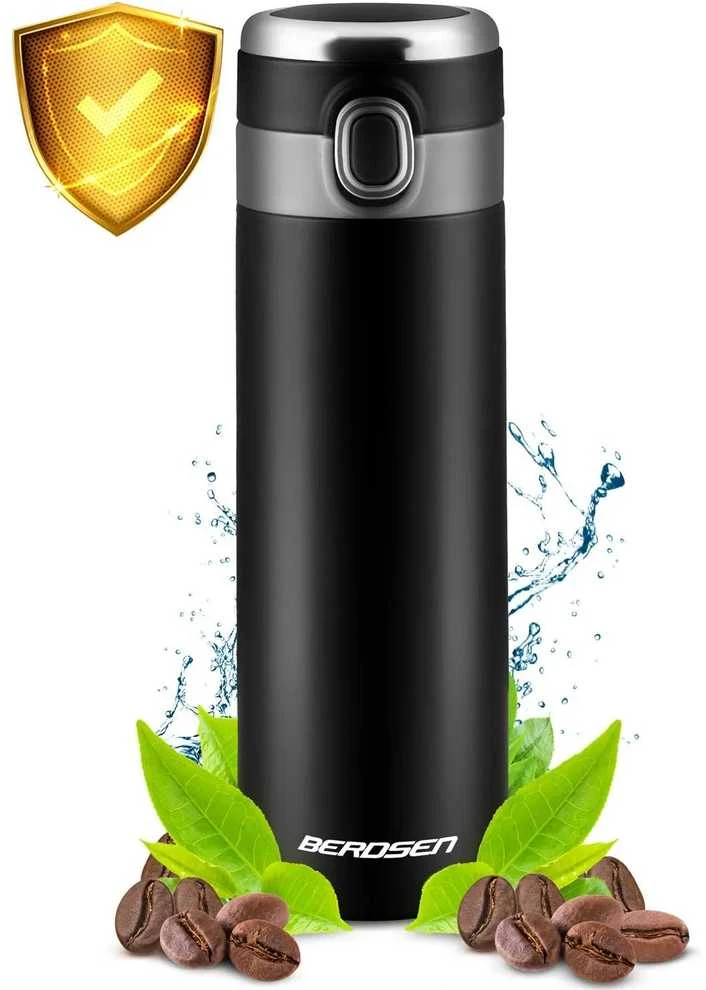 Berdsen Vakuuminis termosas 450 ml BD-786 juodas
