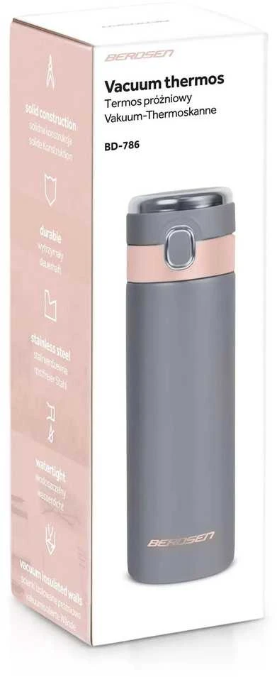Berdsen Vakuuminis termosas 450 ml BD-786 pilkas