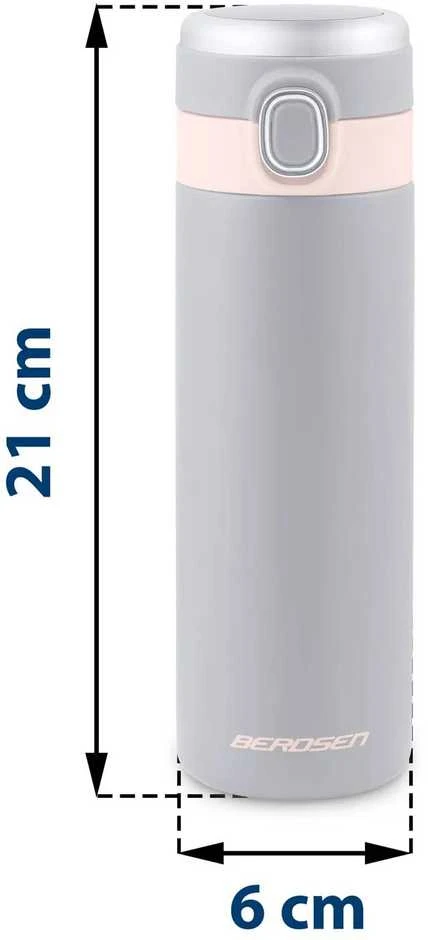 Berdsen Vakuuminis termosas 450 ml BD-786 pilkas