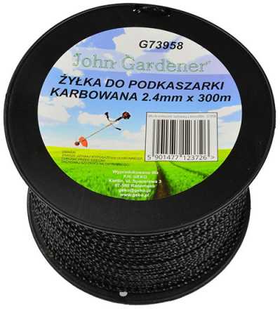 Valas žoliapjovei suktas 2,4 mm*300 m GEKO G73958