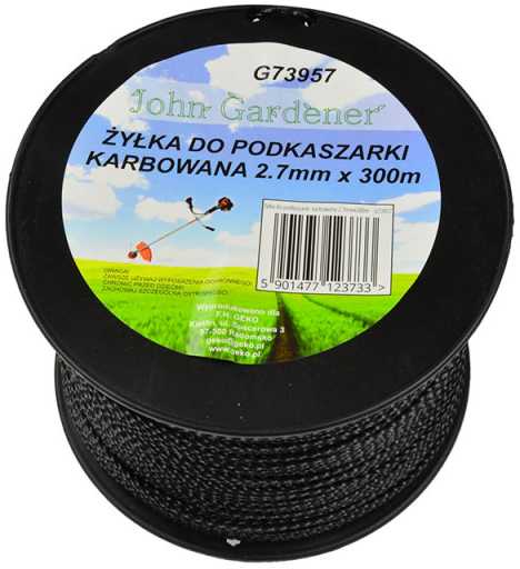 Valas žoliapjovei suktas 2,7 mm*300 m GEKO G73957