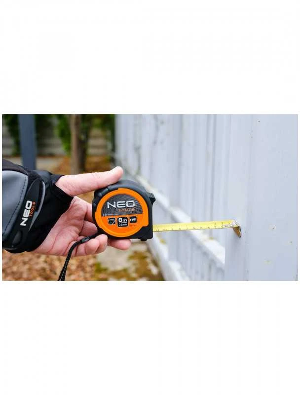 Neo Valcuoto plieno juostos matas 8 m x 25 mm, magnetas