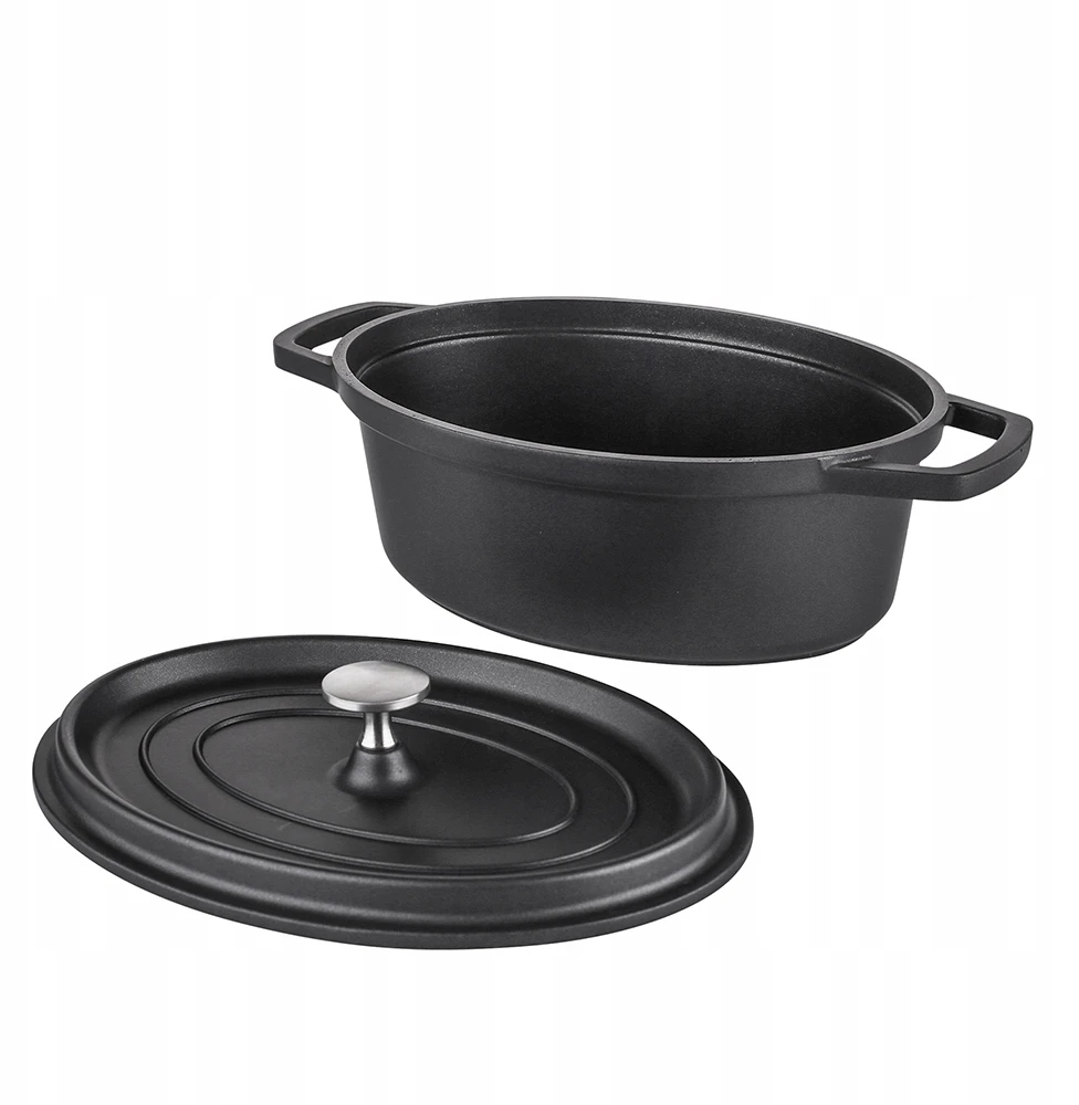 Valdinox Expert ovalios formos troškinimo puodas, 31x25cm, 5,0l