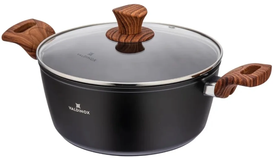 valdinox puodas 24cm su dangčiu 4.0l.