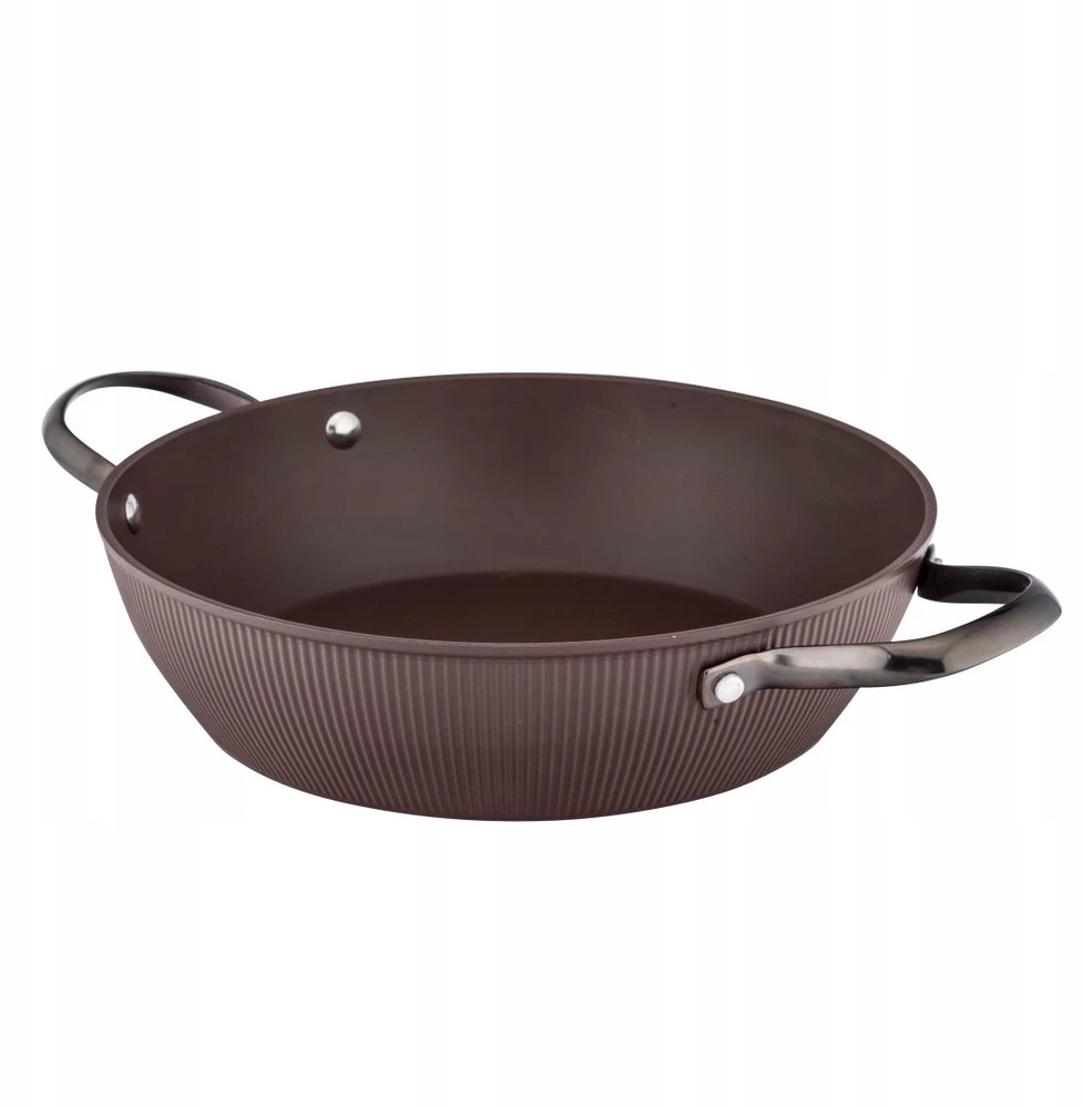 Valdinox Stripes puodas, gili keptuvė, 28 cm, dangtis, indukcija, dujos, 3,2 l