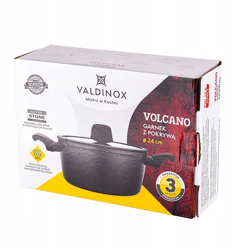 Valdinox Volcano Puodas 24cm 4 l