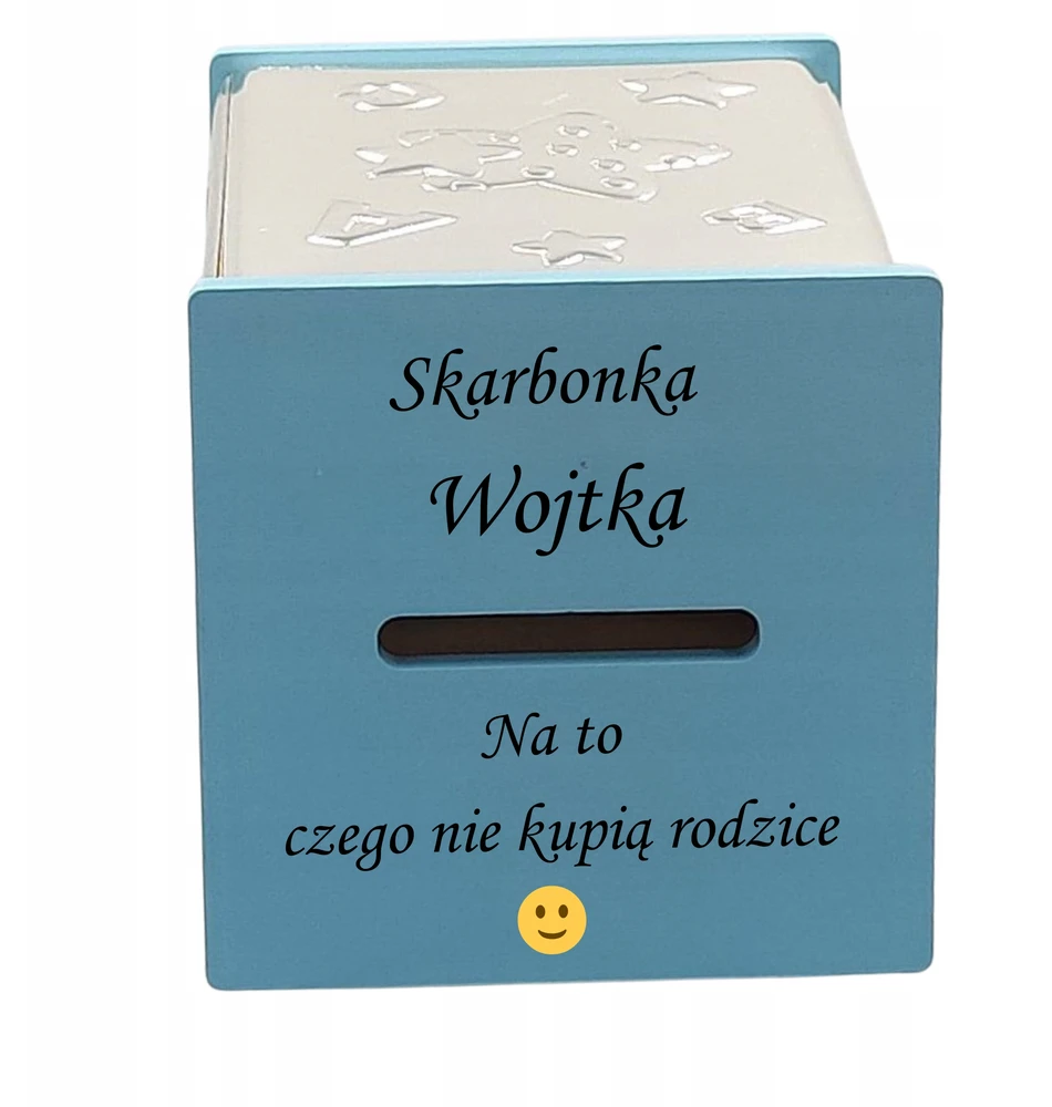 valenti SKARBONKA ZE SŁONIKIEM PREZENT DLA CHŁOPCA CHRZEST URODZINY ROCZEK GRAWER