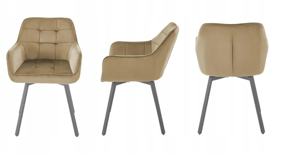 Halmar K588 swivel chair, beige