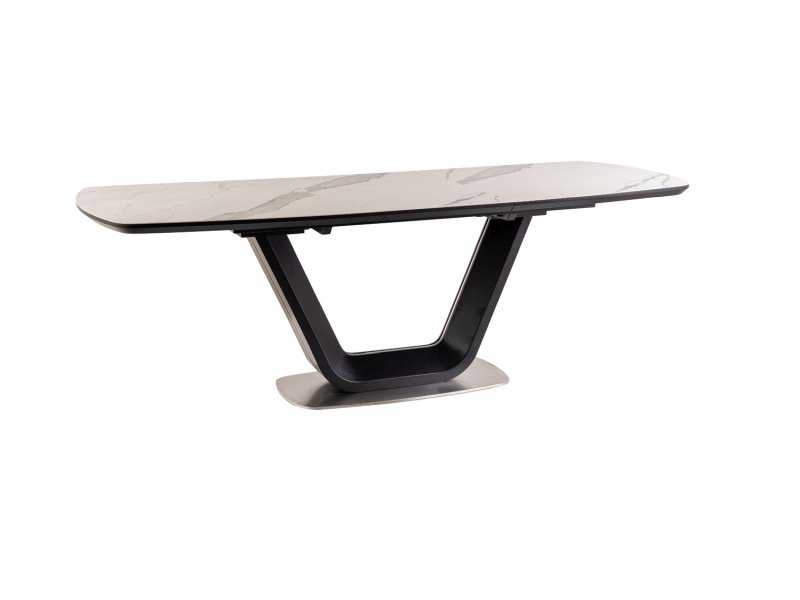Signal Meble Valgomojo stalas ARMANI CERAMIC, 160 x 90 cm, pilkas