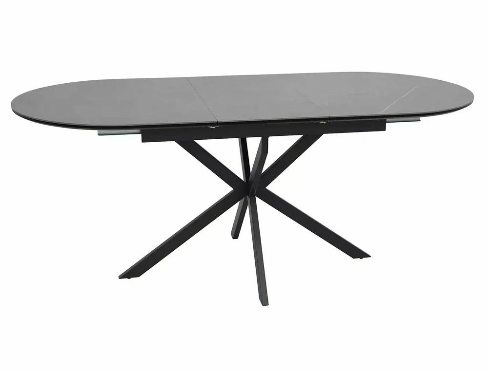 Signal Meble Valgomojo stalas Gaston Ceramic 140, 140 x 80 cm, pilka