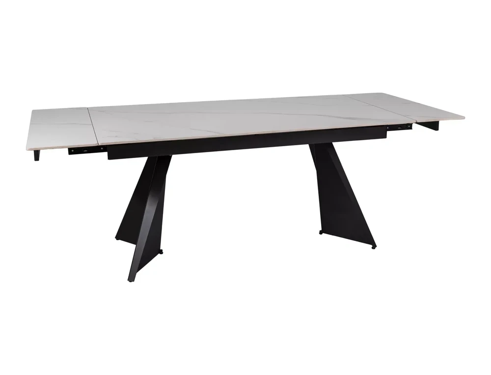 Signal Meble Valgomojo stalas Laconi, 160-220 x 90 cm, balta
