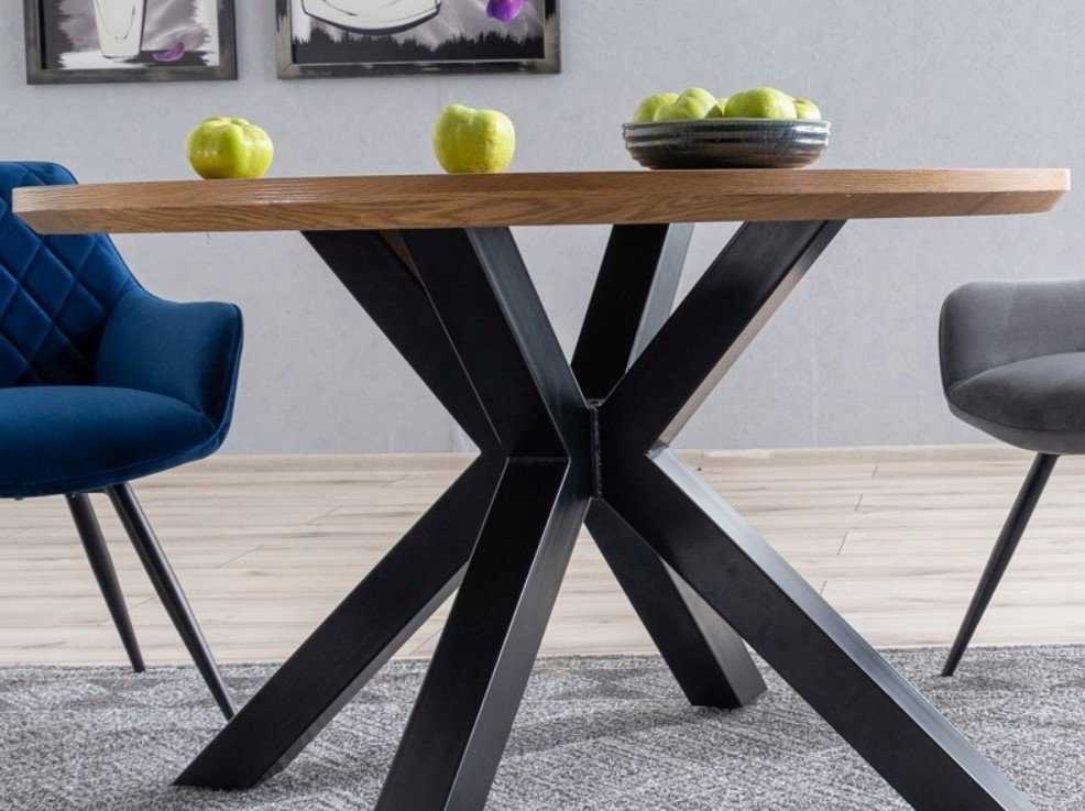 Signal Meble Valgomojo stalas RITMO, 120 cm, ąžuolo/juoda